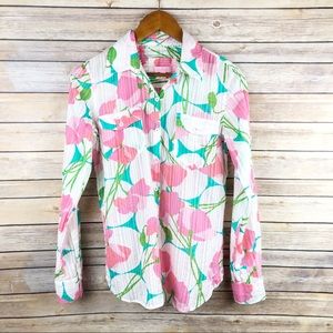 Lilly Pulitzer Had Me a Blast Floral Eliot Top S